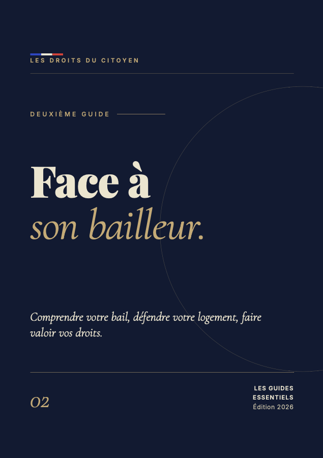 Couverture du guide Face à son bailleur