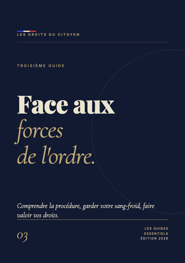 Couverture du guide Face aux forces de l'ordre