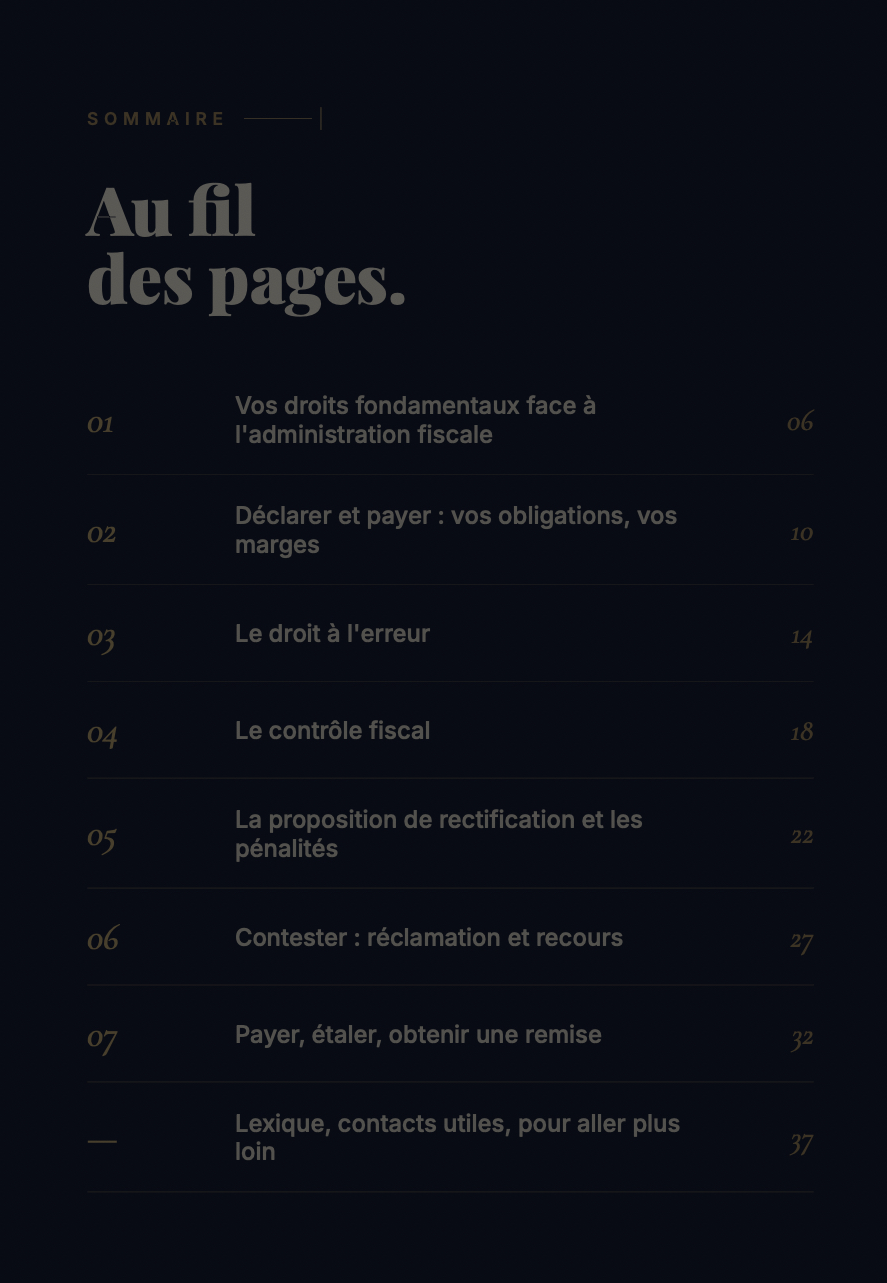 Face à l'administration fiscale – Image 4
