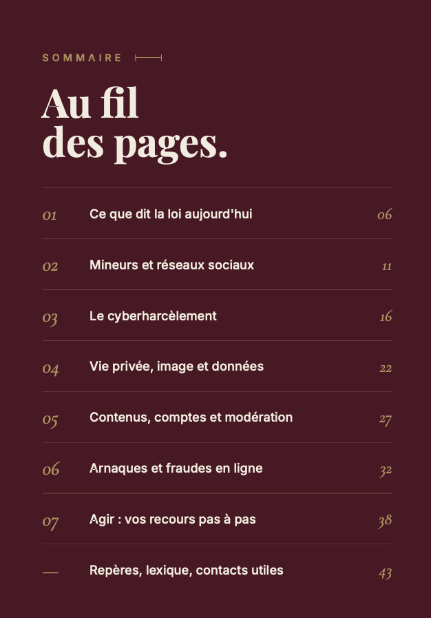 Face aux réseaux sociaux — Vos droits et ceux de vos enfants – Image 2