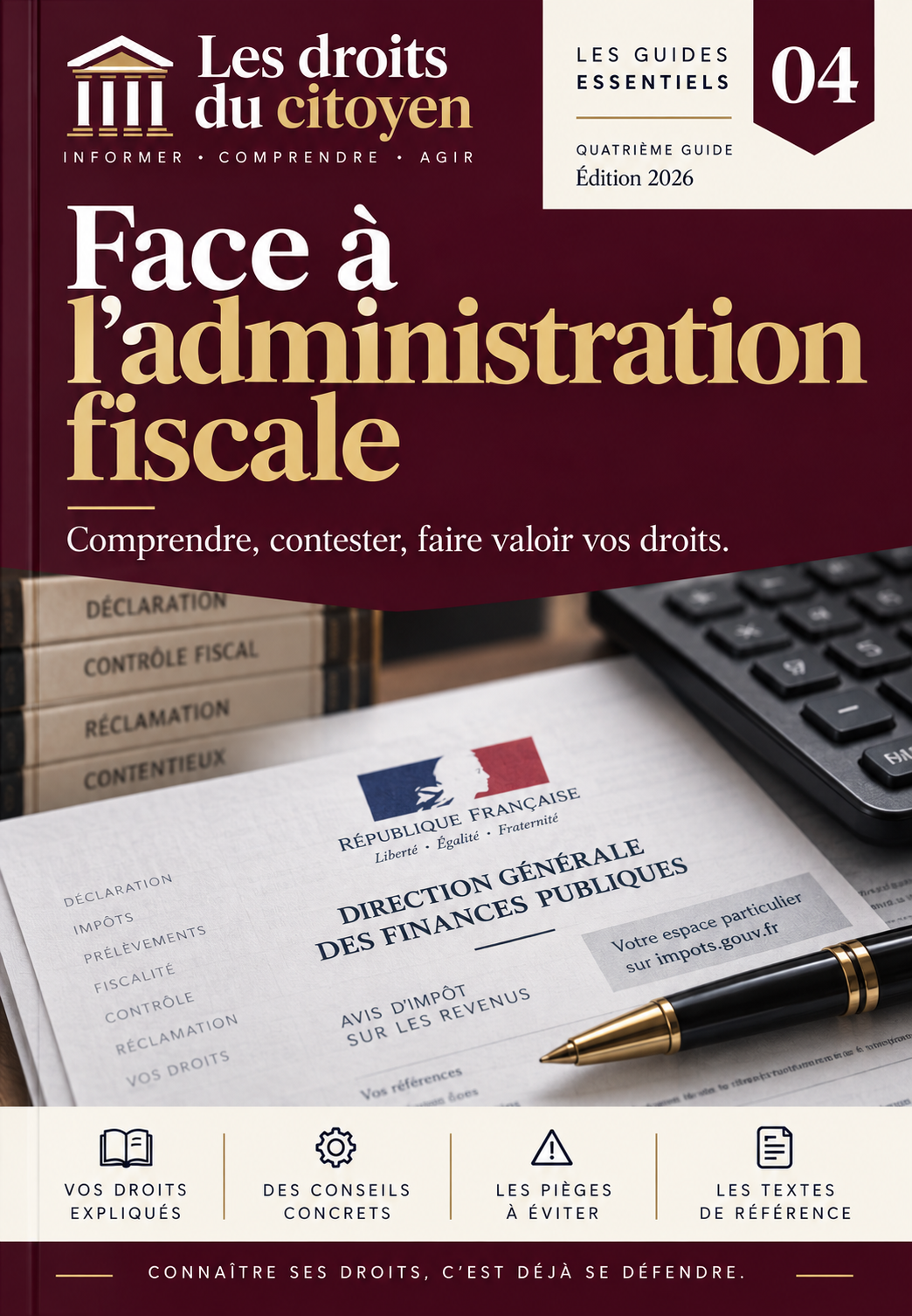 Couverture du guide Face à l'administration fiscale