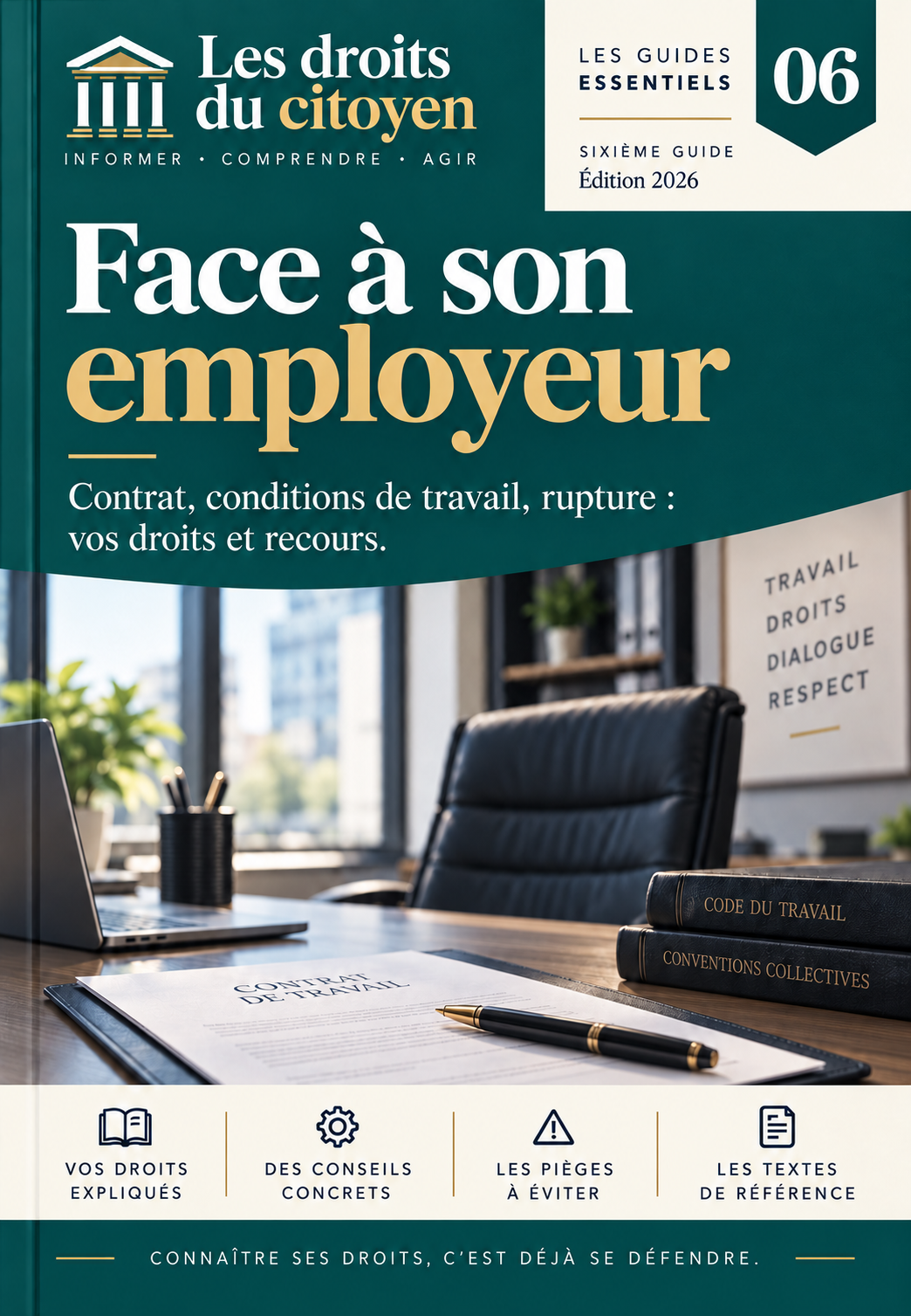 Couverture du guide Face à son employeur